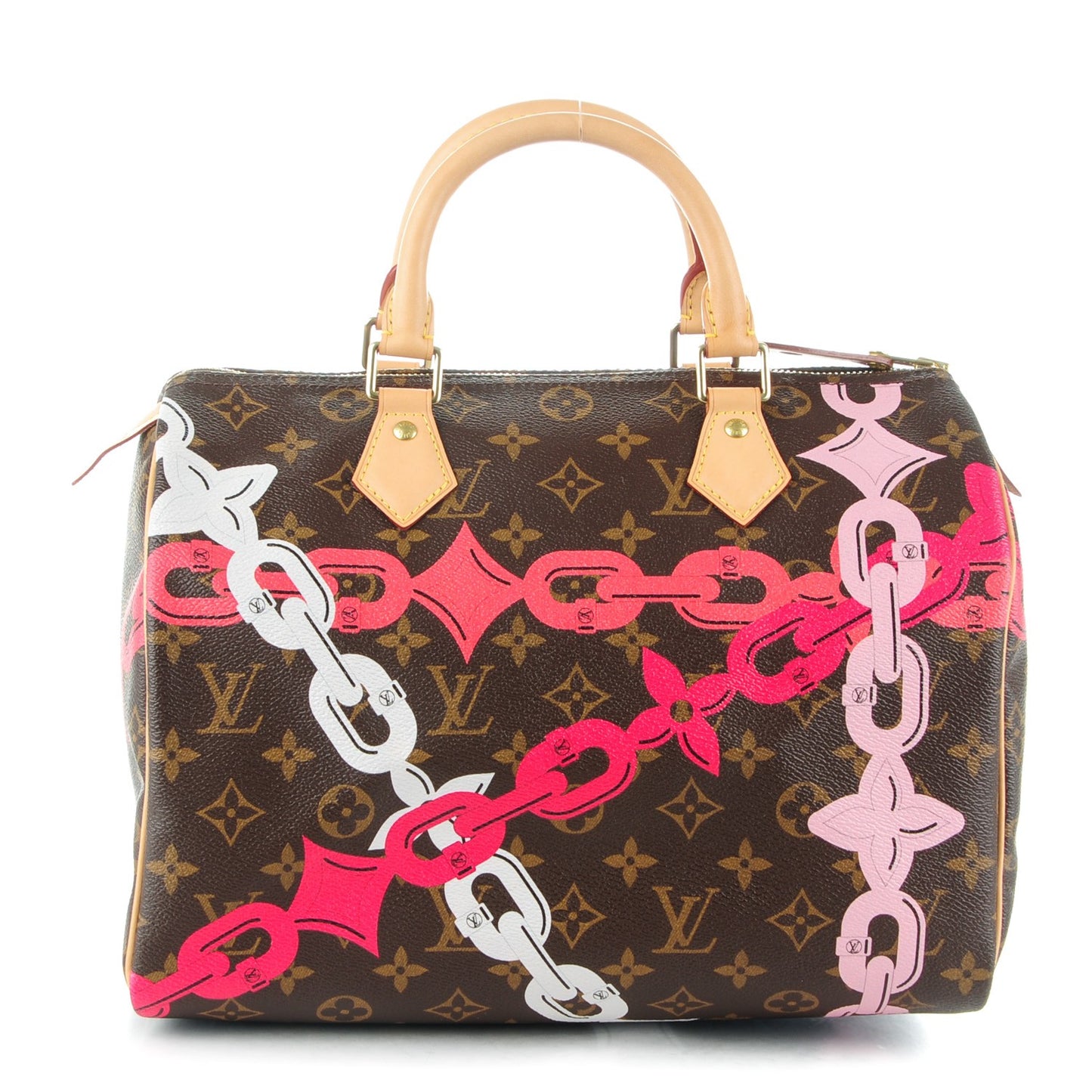 Monogram Bay Speedy 30 Rose Ballerine Poppy