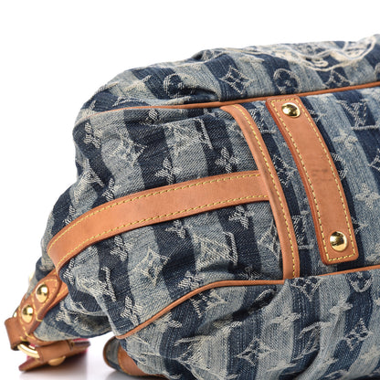 Louis Vuitton Denim Raye Porte Epaule MM 15 of 21