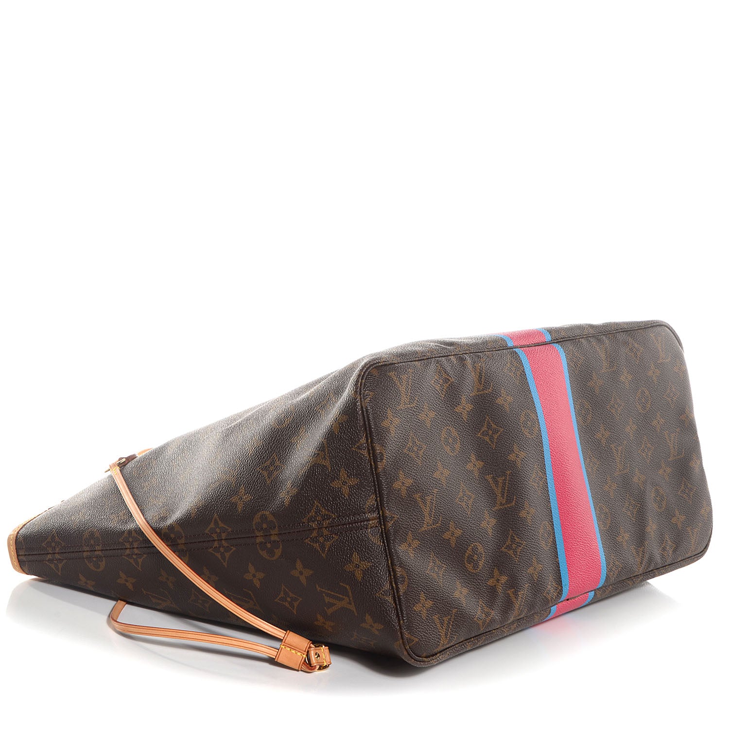 Louis Vuitton Monogram My LV Heritage Neverfull GM Fuchsia Blue Clair 4 of 7