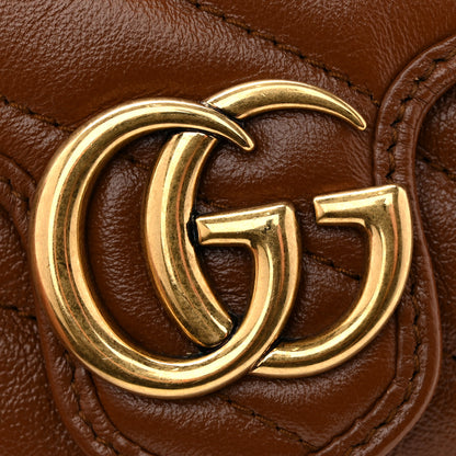 Gucci Azalea Calfskin Matelasse Diagonal Super Mini GG Marmont Shoulder Bag Cuir 11 of 12