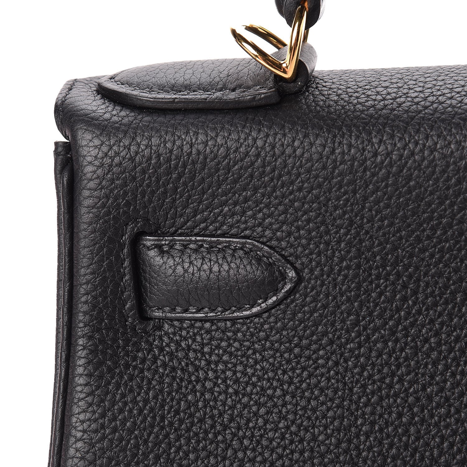 Hermes Togo Kelly Retourne 28 Black 14 of 38