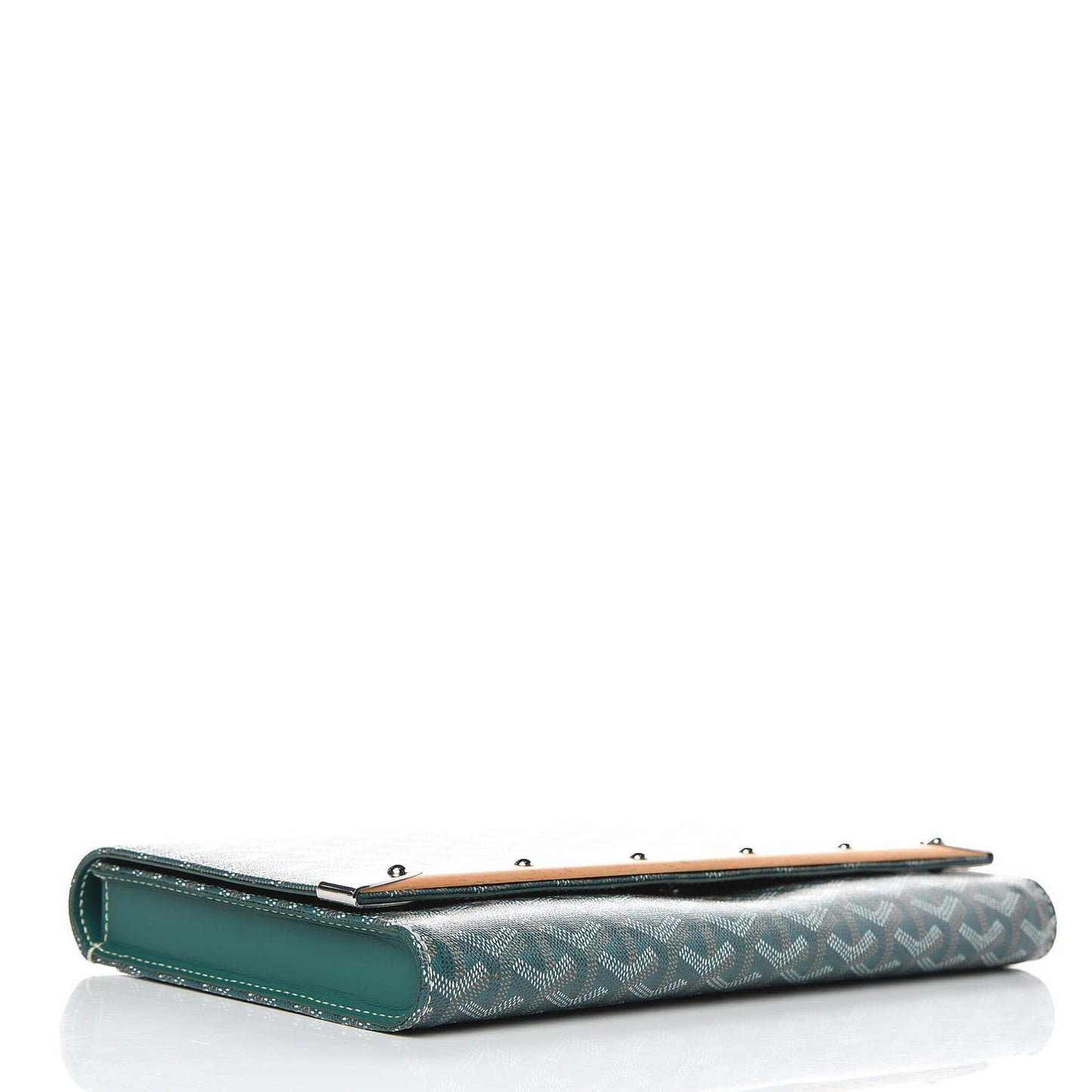 Goyardine Monte Carlo Bois Clutch Green