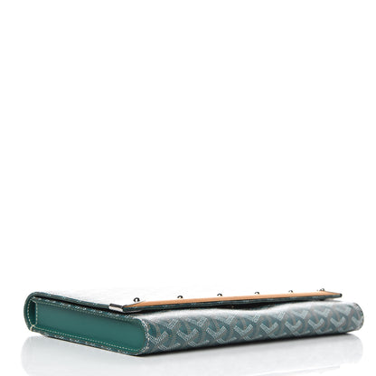 Goyard Goyardine Monte Carlo Bois Clutch Green 4 of 7