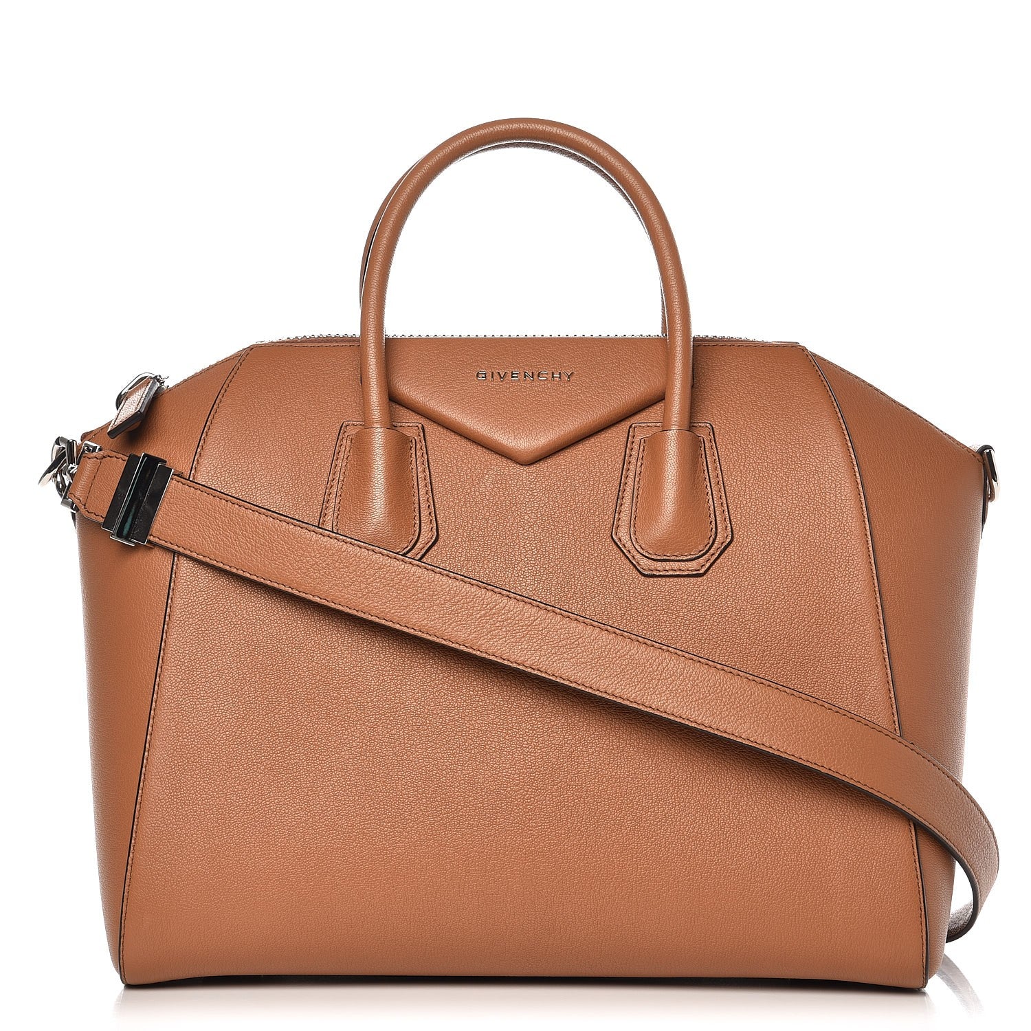 Givenchy Sugar Goatskin Medium Antigona Caramel 1 of 8