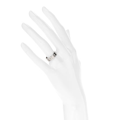 Cartier 18K White Gold 5.5mm LOVE Ring 51 5.75 2 of 4