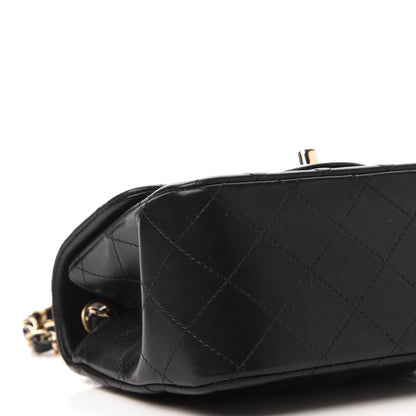Chanel Lambskin Quilted Mini Square Flap Black 6 of 11