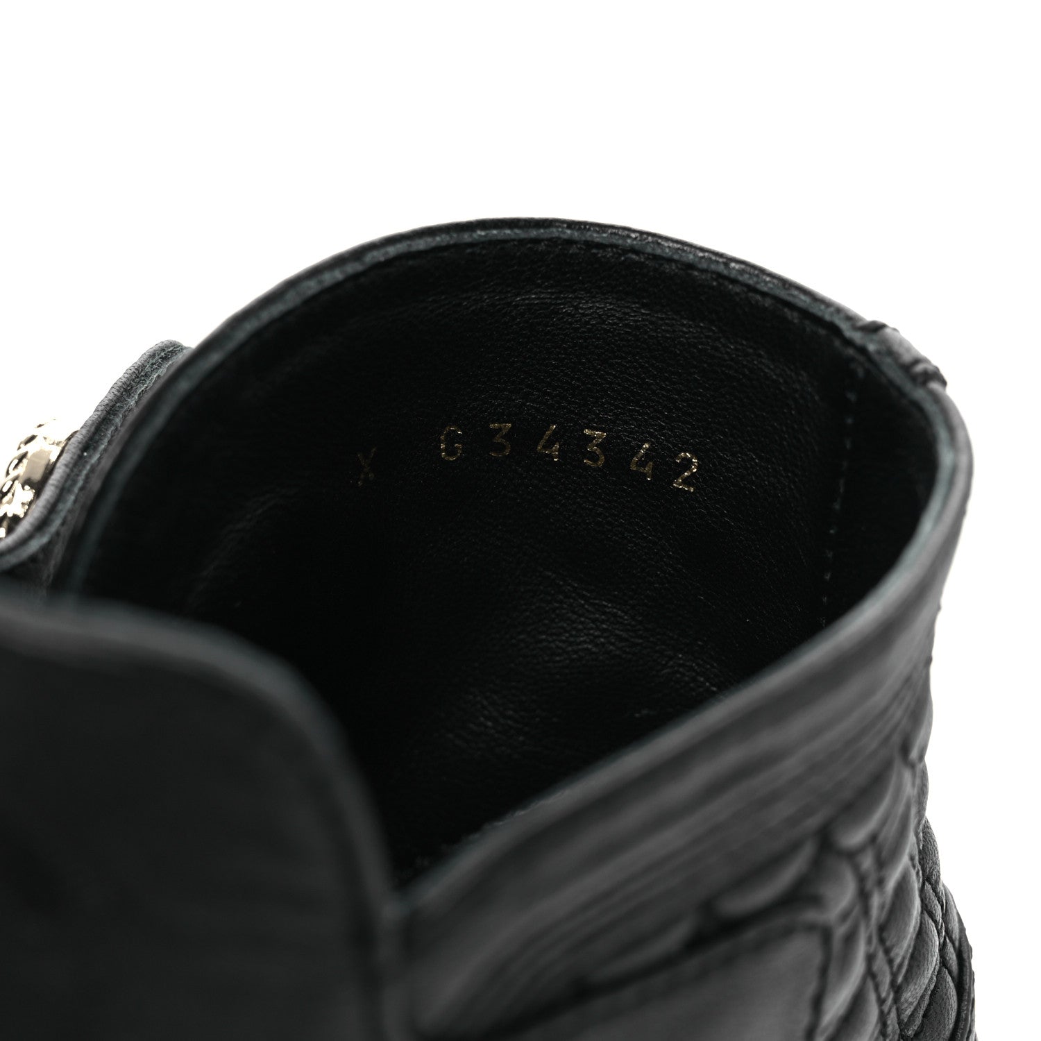 Chanel Lambskin Quilted Cap Toe Short Boots 36.5 Black 10 of 12