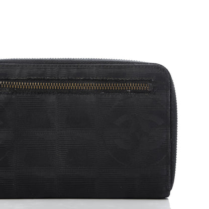 Chanel Nylon Travel Zip Around Wallet Black 10 of 11