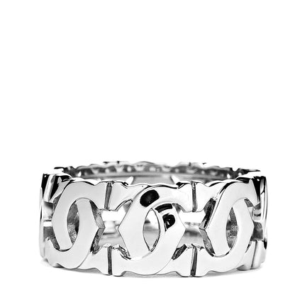 Cartier 18K White Gold Entrelaces Ring 50 5.25 3 of 5