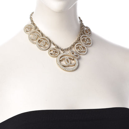Chanel Pearl CC Choker Necklace Gold 2 of 5