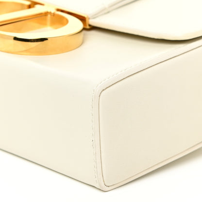 Christian Dior Smooth Calfskin 30 Montaigne Box Bag White 9 of 12