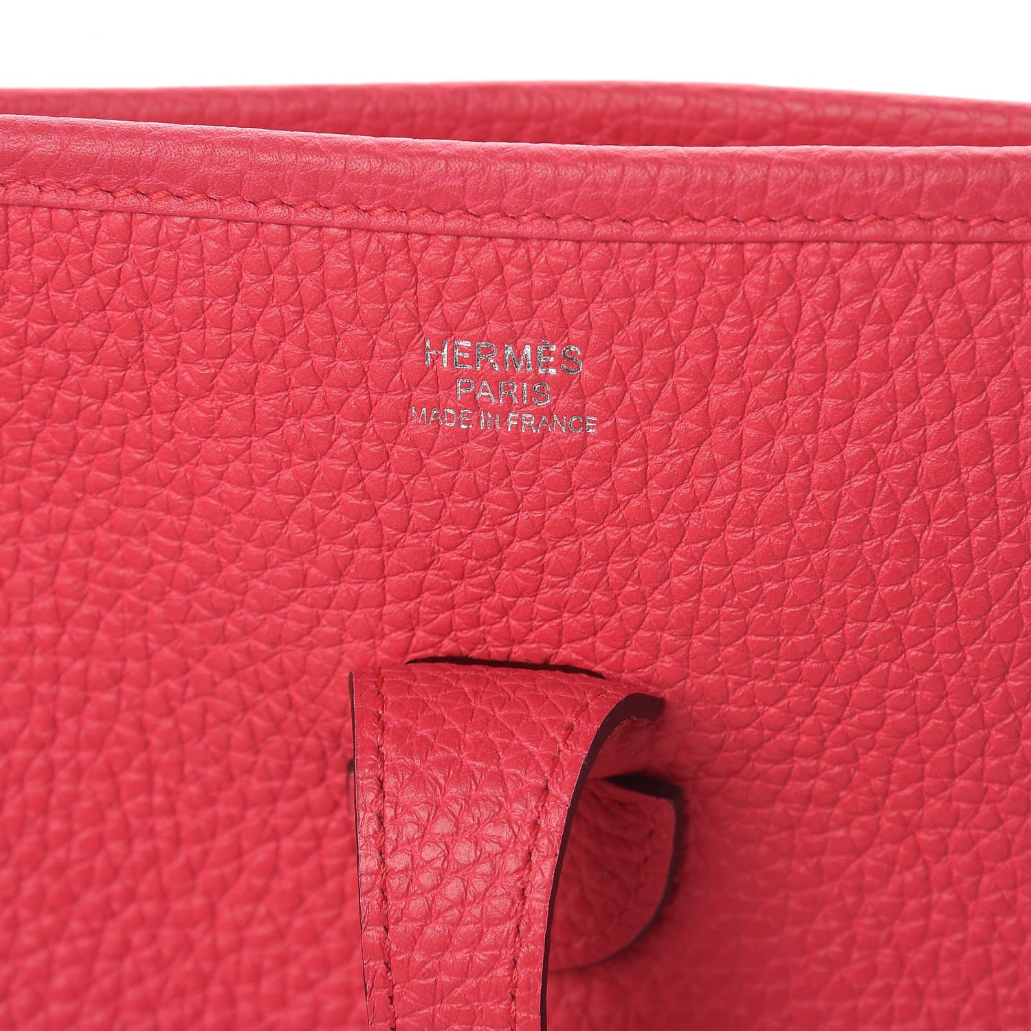 Hermes Taurillon Clemence Evelyne III PM Rose Extreme 6 of 10