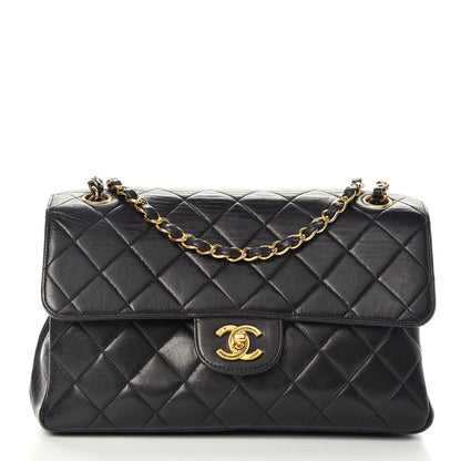 Chanel Lambskin Quilted Medium Double Sided Flap Black 1 of 18