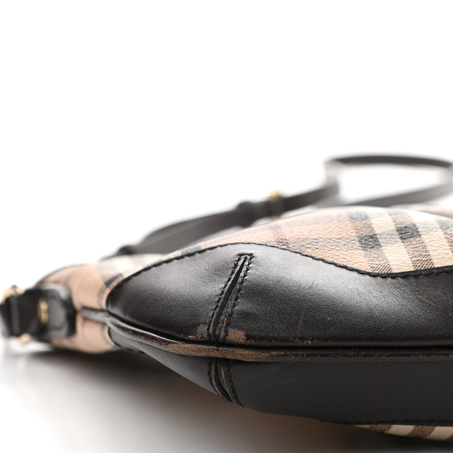 Haymarket Check Hartham Crossbody Chocolate