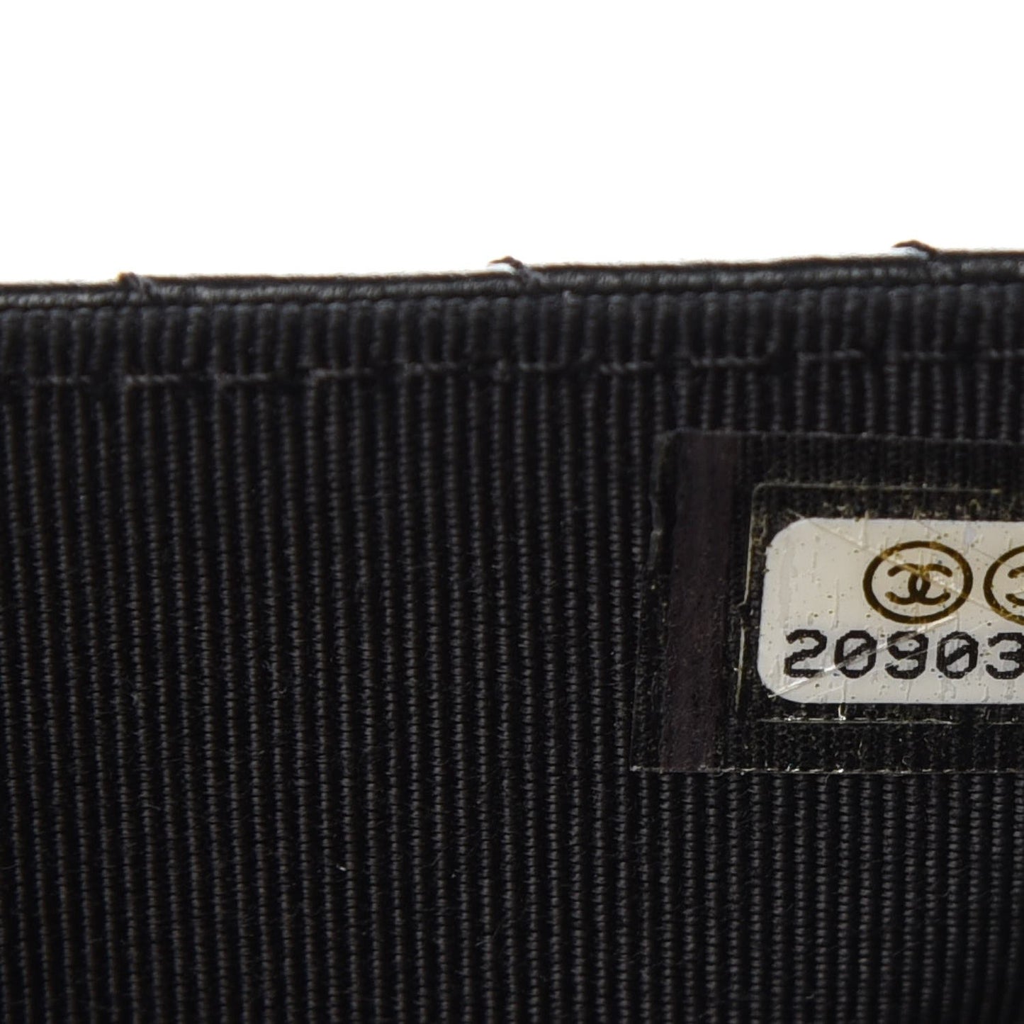 Lambskin Chevron Quilted Wallet On Chain WOC So Black