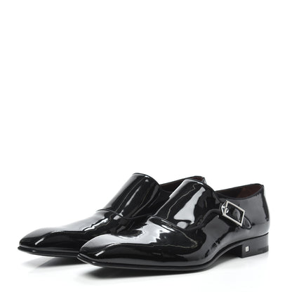 Louis Vuitton Patent Calfskin James Buckle Shoe 8.5 Black 2 of 7