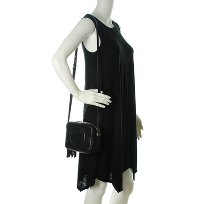 Gucci Pebbled Calfskin Small Soho Disco Bag Black 2 of 7