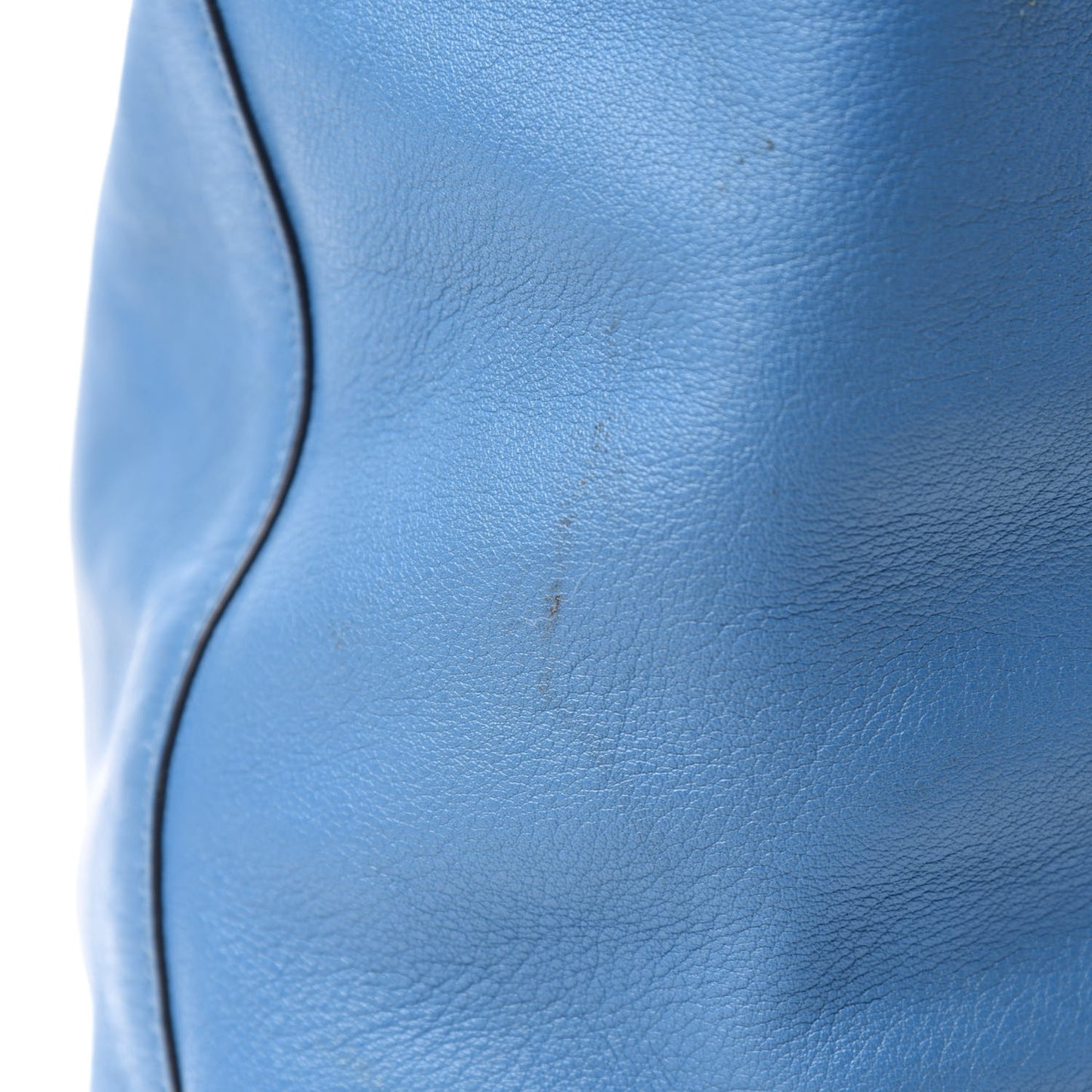 Calfskin Tote Blue