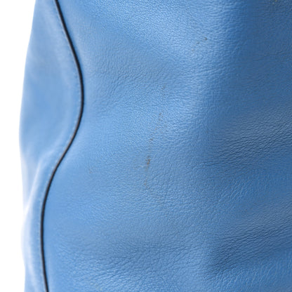 MCM Calfskin Tote Blue 11 of 16