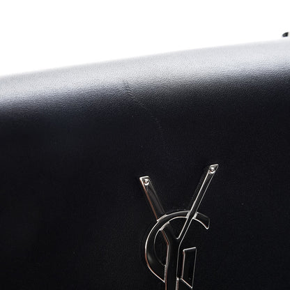 Saint Laurent Smooth Calfskin Medium Classic Monogram Kate Tassel Satchel Black 7 of 7