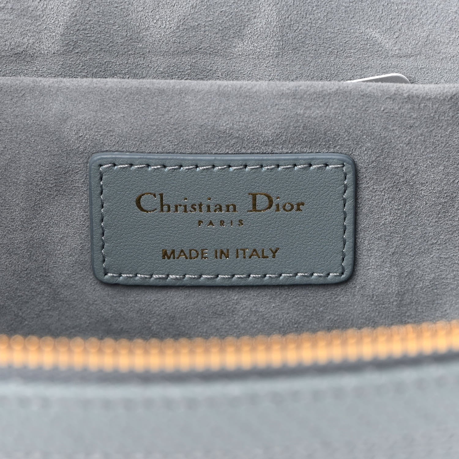 Christian Dior Lambskin Cannage Small Diortravel Vanity Case Cloud Blue 6 of 8