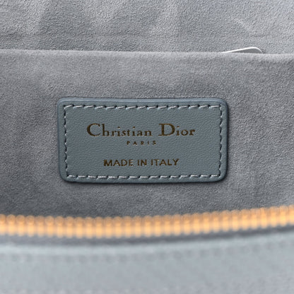 Christian Dior Lambskin Cannage Small Diortravel Vanity Case Cloud Blue 6 of 8