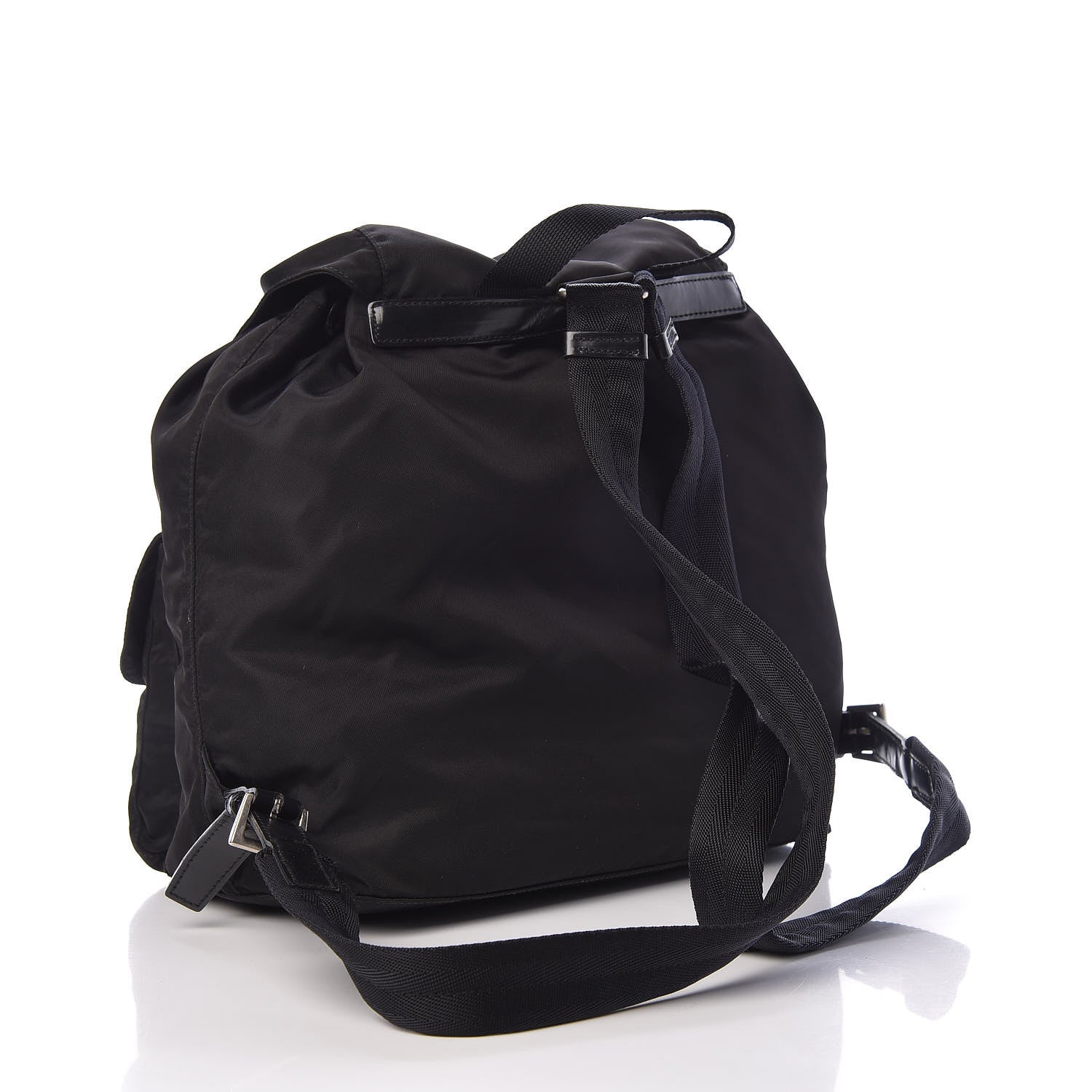 Prada Nylon Vela Medium Backpack Black 3 of 19