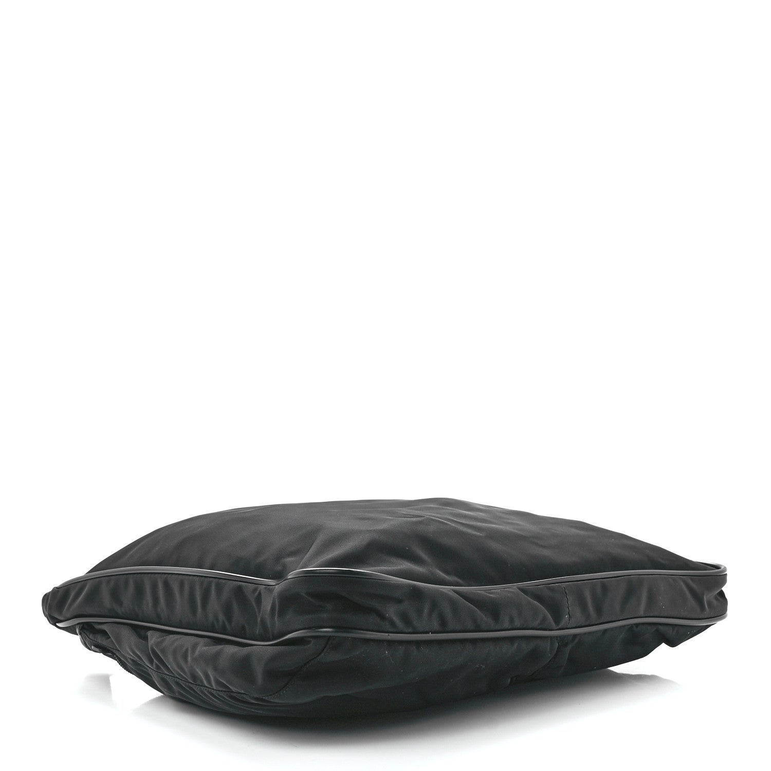 Prada Nylon Flat Messenger Bag Black 4 of 11