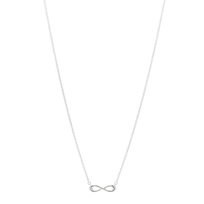 Tiffany Sterling Silver Mini Infinity Pendant Necklace 1 of 5