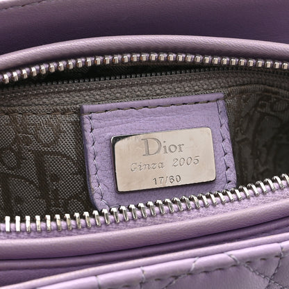 Christian Dior Lambskin Cannage Medium Lady Dior Purple 6 of 10