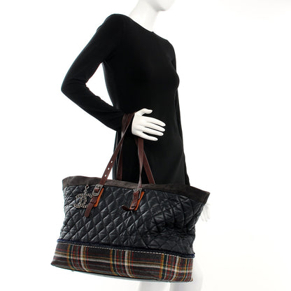Chanel Coated Canvas Quilted Paris Edinburgh Tote 2 of 13