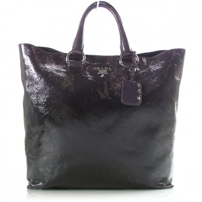 Prada Vernice Sfumata Tote Purple 1 of 11