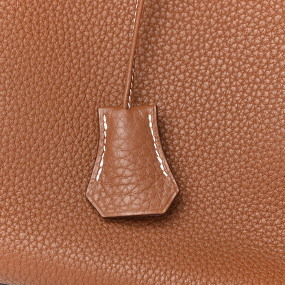 Hermes Taurillon Clemence Birkin 35 Gold 14 of 34
