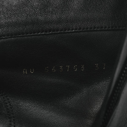 Saint Laurent Nappa Vendome Opyum 110 Ankle Boots 37 Black 10 of 13