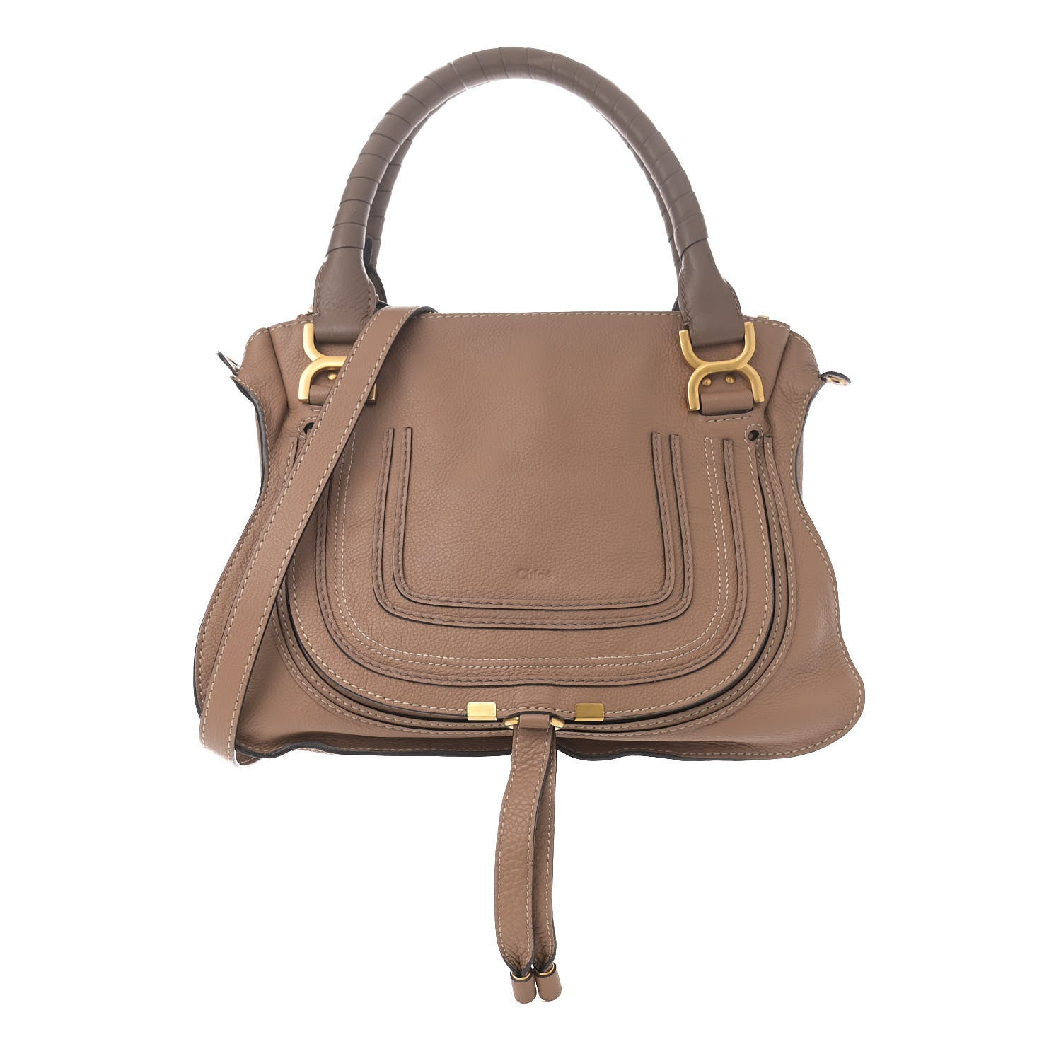 Chloe Calfskin Medium Marcie Satchel Nut 1 of 14
