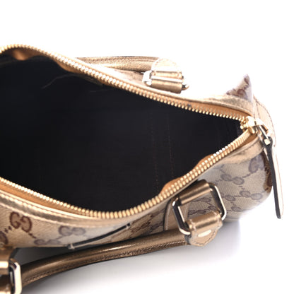 Gucci Crystal Monogram Small Joy Boston Gold 4 of 6