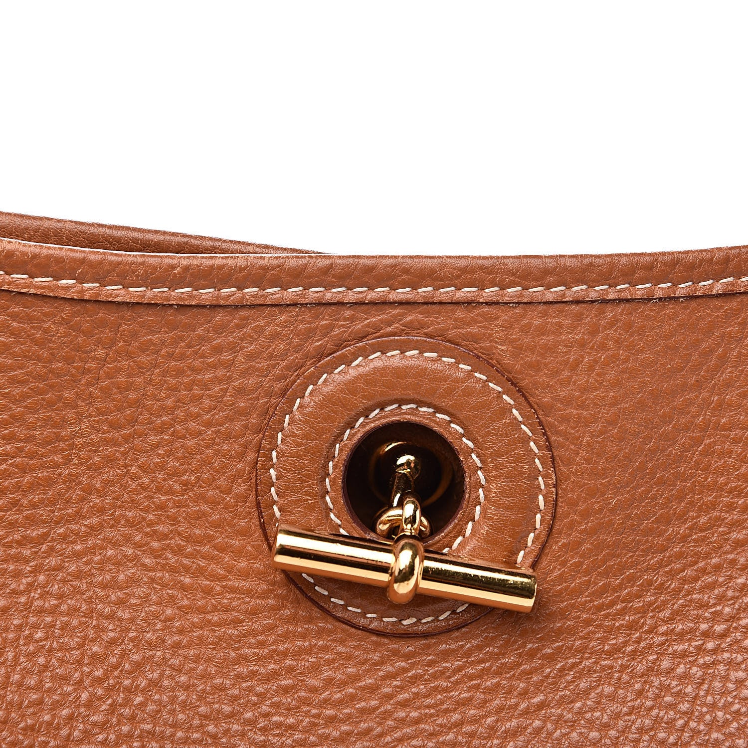 Hermes Taurillon Clemence Vespa PM Gold 17 of 17