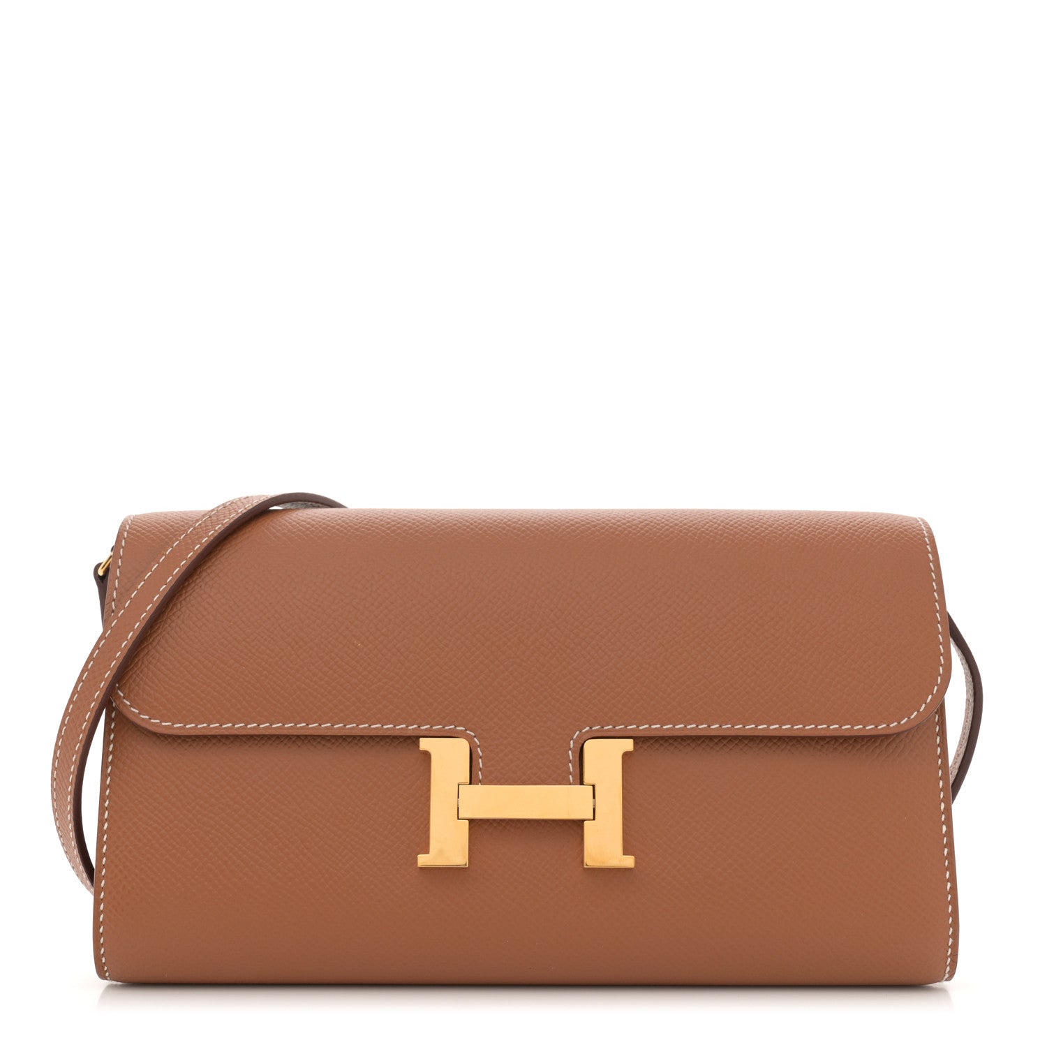 Hermes Epsom Constance Long Wallet To Go Gold 1 of 11