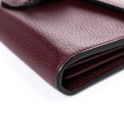 Gucci Dollar Calfskin Crystal Mini Dionysus Chain Wallet Vintage Bordeaux 9 of 15