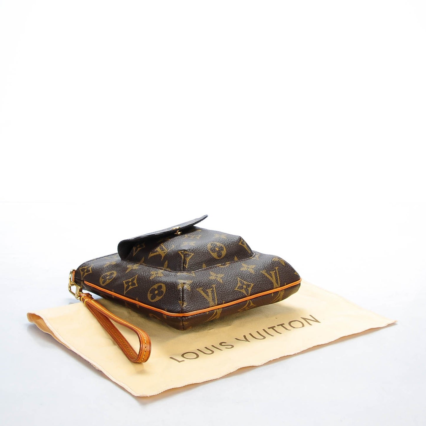 Monogram Partition Wristlet