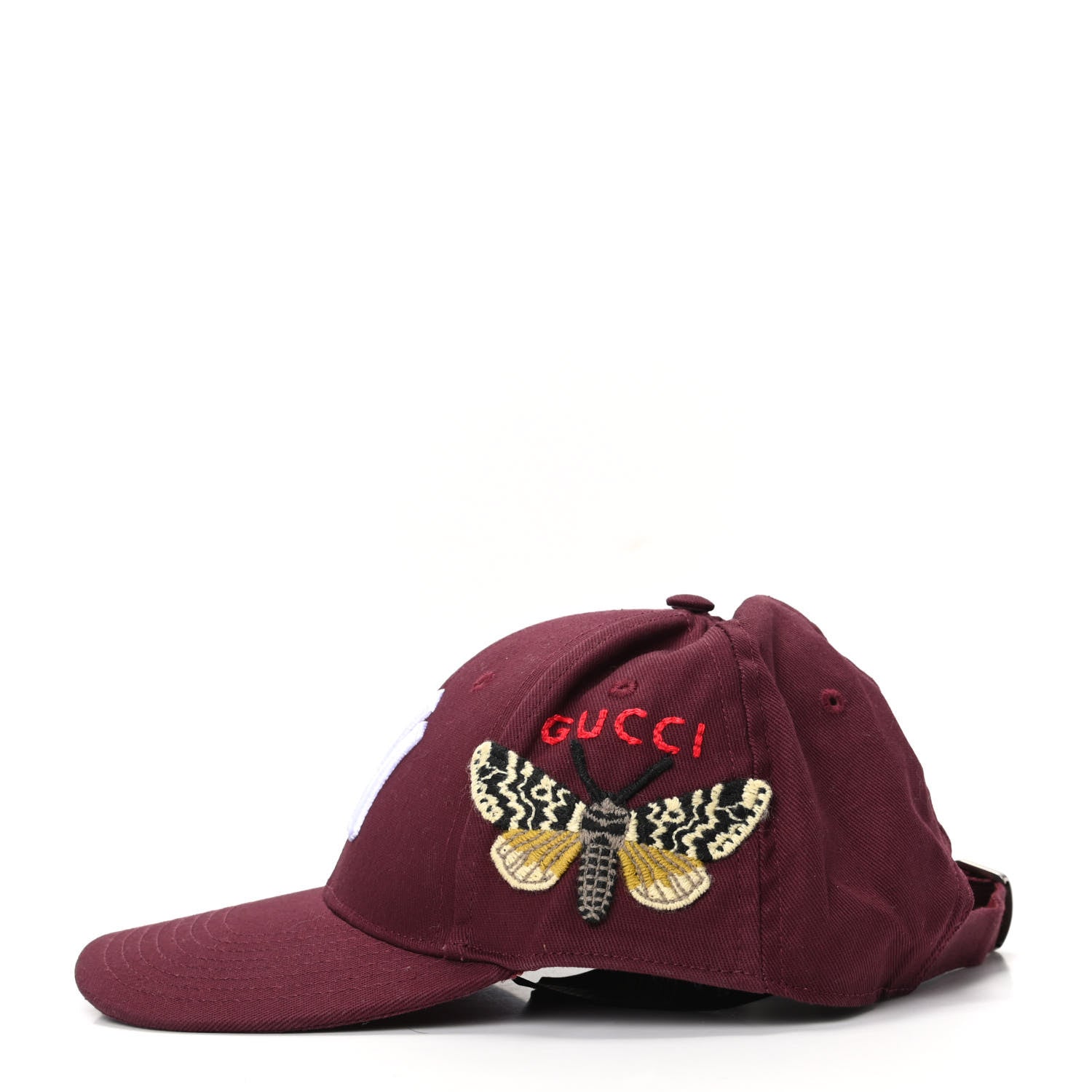 Gucci X MLB Cotton NY Yankees Baseball Hat 57-61 Lacquer 5 of 9