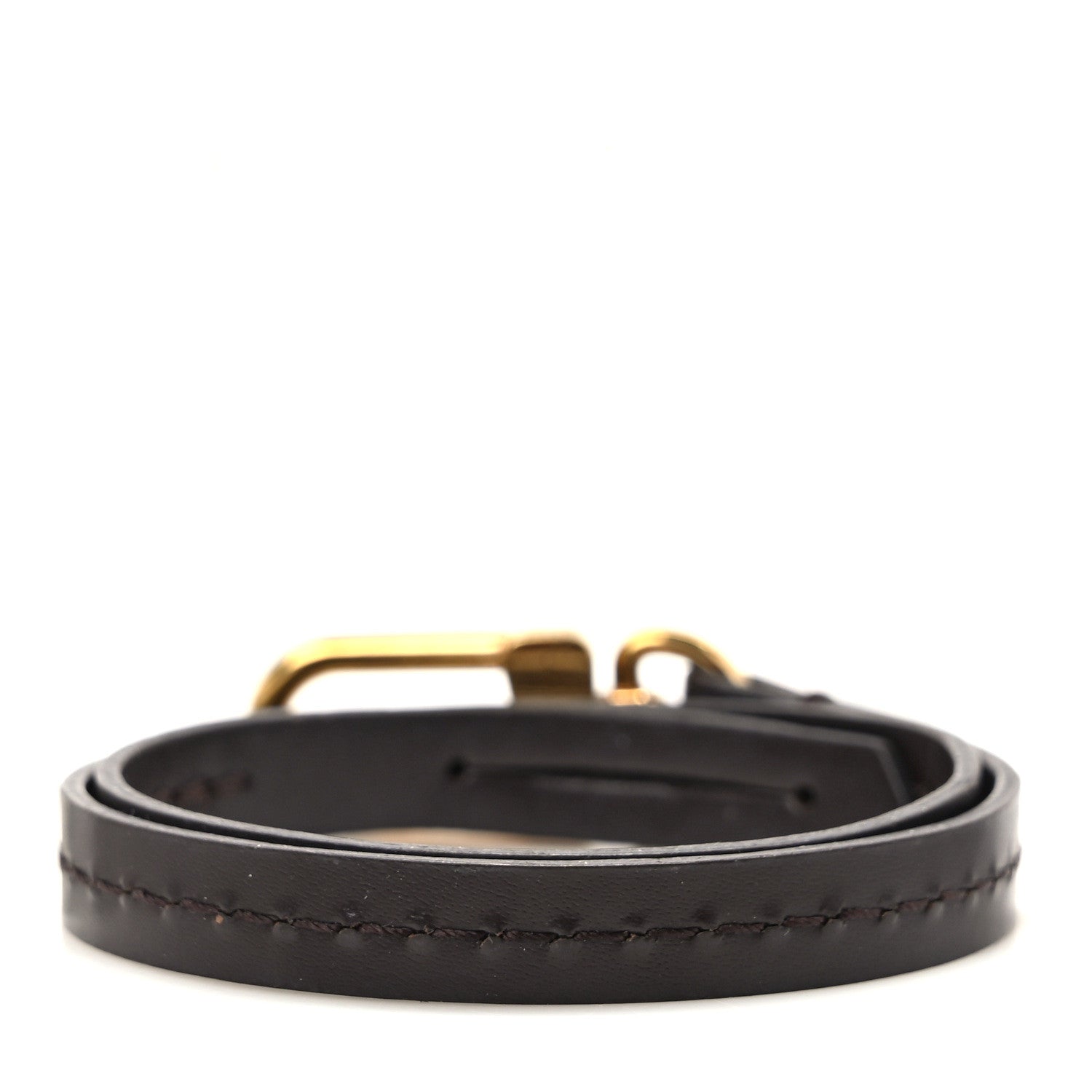 Louis Vuitton Calfskin Pochette Accessories Strap Brown 2 of 4