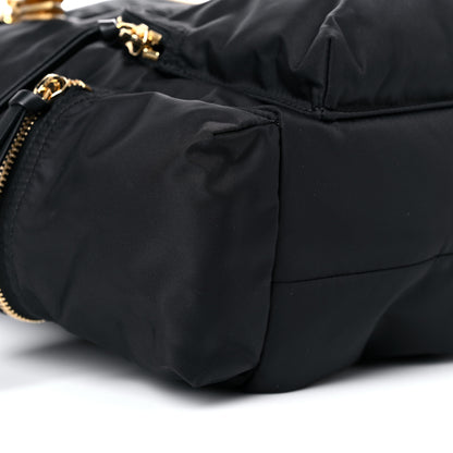 Burberry Nylon Large Rucksack Backpack Black Gold 7 of 13