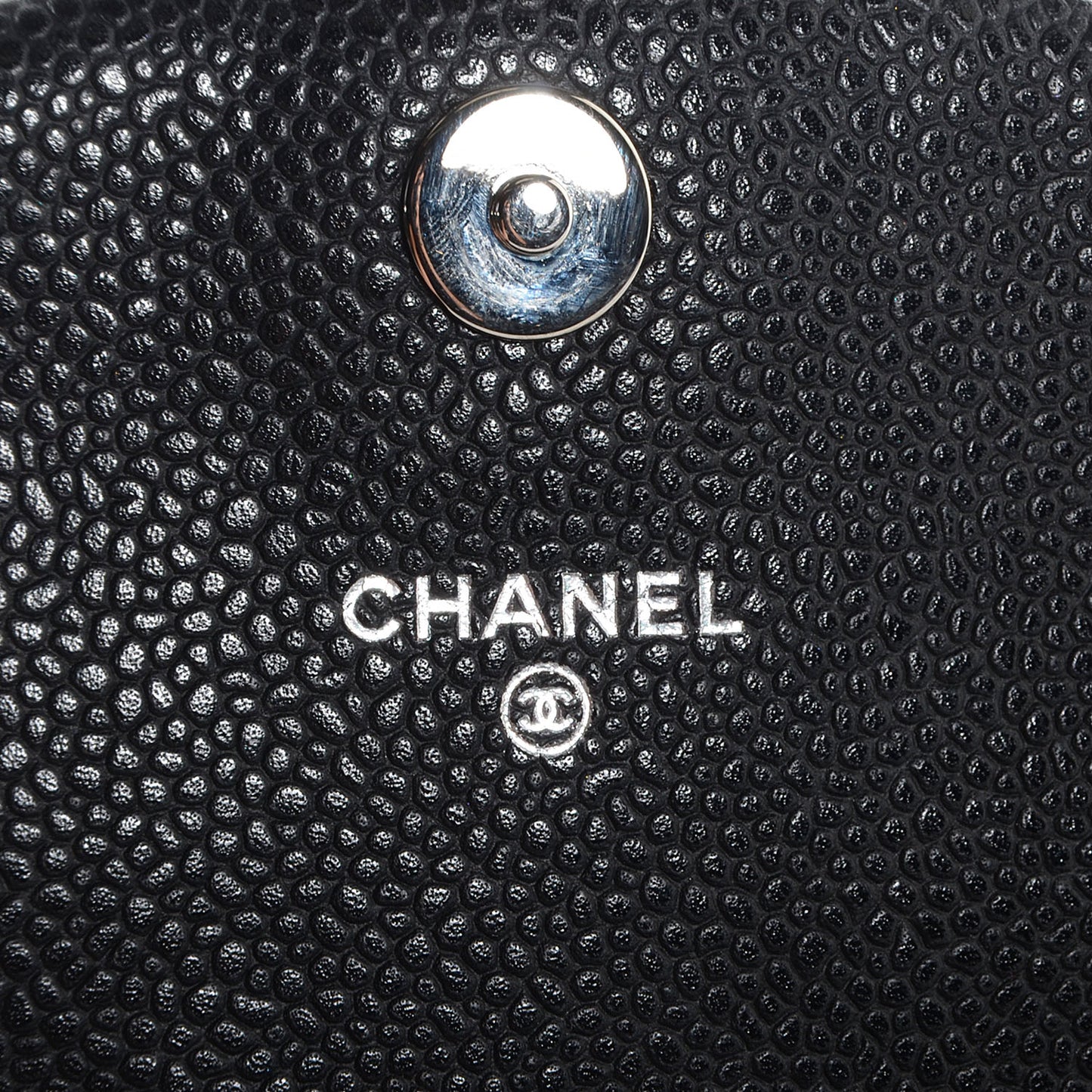Caviar Half Moon Wallet On Chain WOC Black