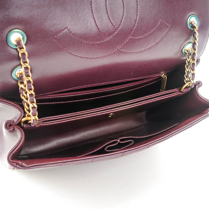 Chanel Lambskin Quilted Coco Vintage Jumbo Flap Purple 6 of 12