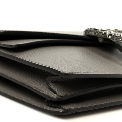 Gucci Pebbled Calfskin Small Dionysus Shoulder Bag Dusty Grey 11 of 12