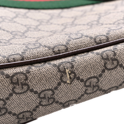 Gucci GG Supreme Monogram Web Medium Ophidia Messenger Bag Brown 11 of 13