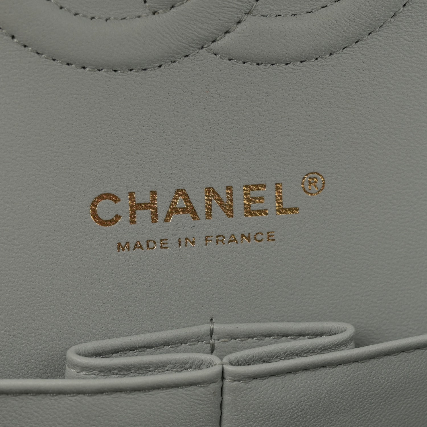 Chanel Lambskin Quilted Medium Double Flap Light Blue 6 of 14