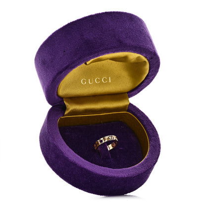 Gucci 18K Yellow Gold Icon Stars Band Ring 49 4.75 7 of 7