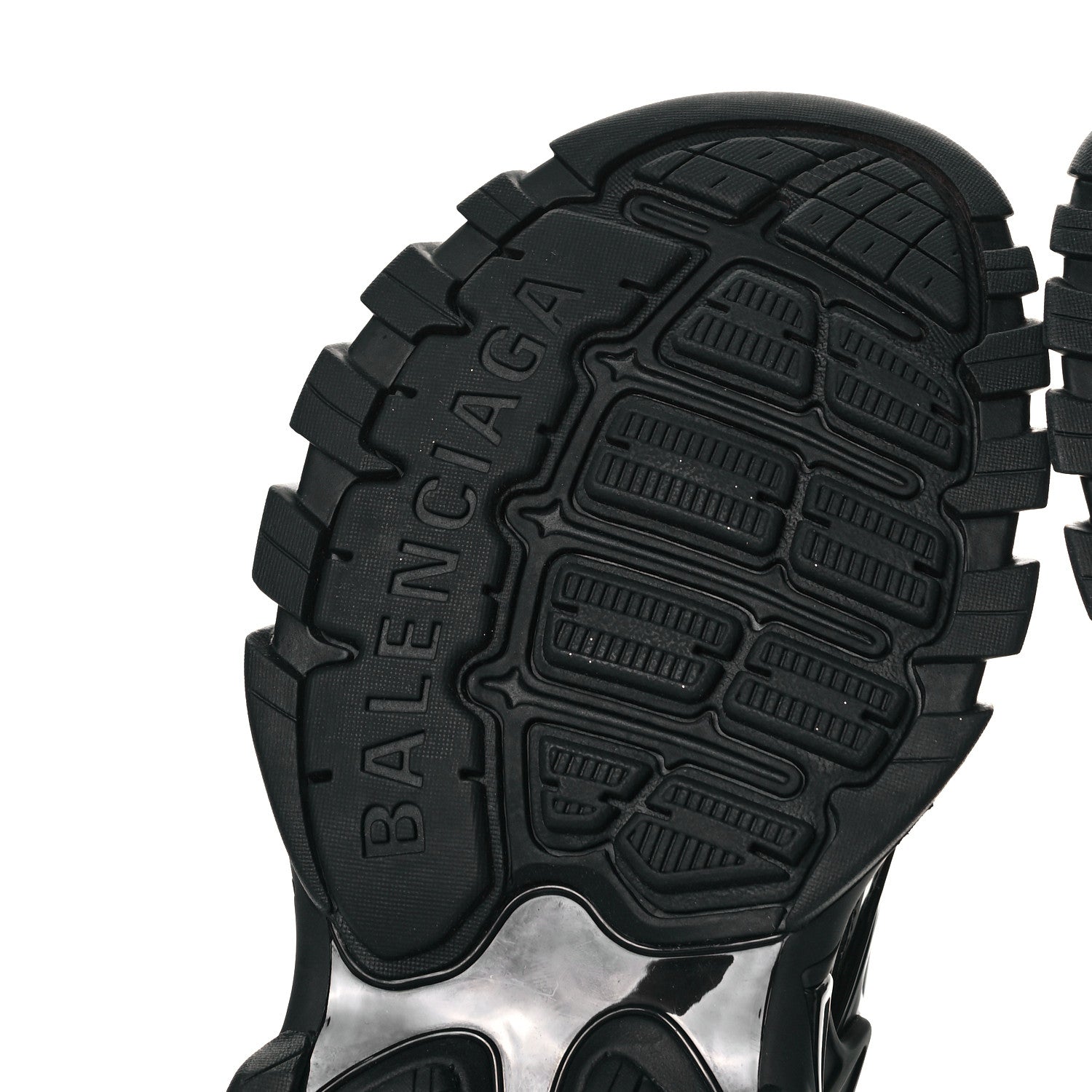Balenciaga Neoprene Rubber Womens Track Sandals 37 Black 6 of 8